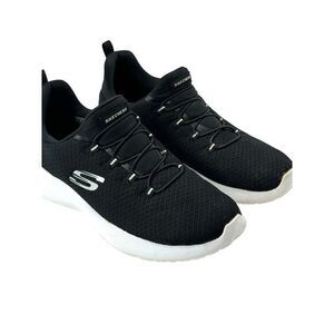 Skechers Dynamight Black Walking Running Pull-On Sneakers 12119‎ Women's Size 9